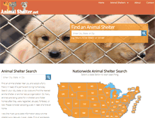 Tablet Screenshot of animalshelter.net