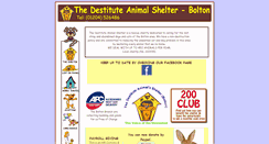 Desktop Screenshot of animalshelter.org.uk
