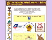 Tablet Screenshot of animalshelter.org.uk